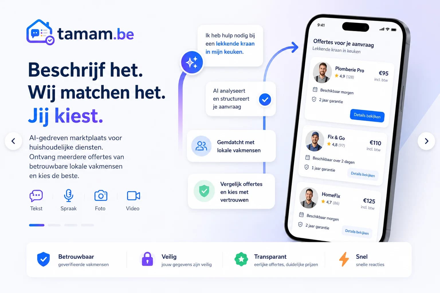 Vergelijk offertes van lokale vakmensen